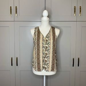 Ambiance Bohemian Zipper Top